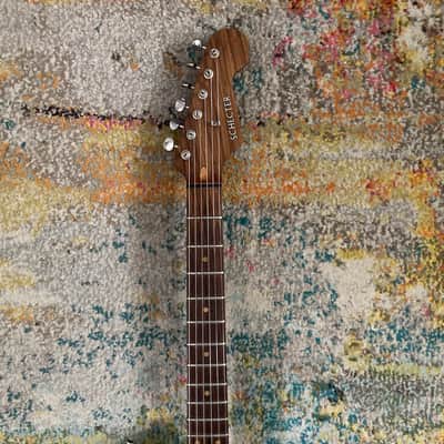 Schecter USA Rosewood neck mint green strat - Dallas-era 80s vintage stratocaster image 4