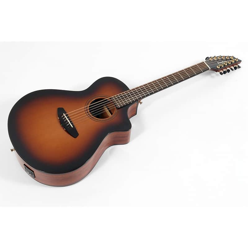 Breedlove Organic Solo Pro CE Red Cedar-African Mahogany 12-String Concert Acoustic-Electric Guitar Regular Edge Burst image 1