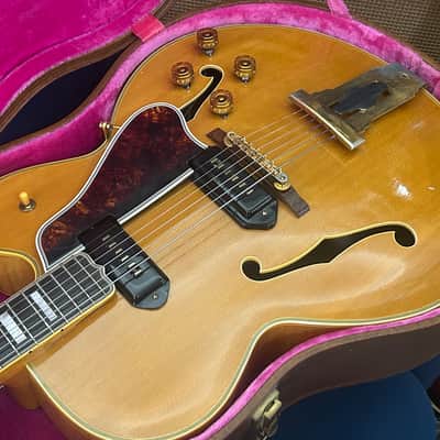 Vintage Gibson L5CNES 1955 Blonde Natural OHSC TAGS! WOW Bild 9