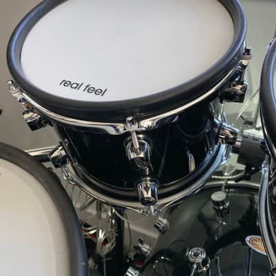 Drum-Tec Pro Custom Rack Tom 10" x 8" in Black Slate color (Electronic Pad) image 1