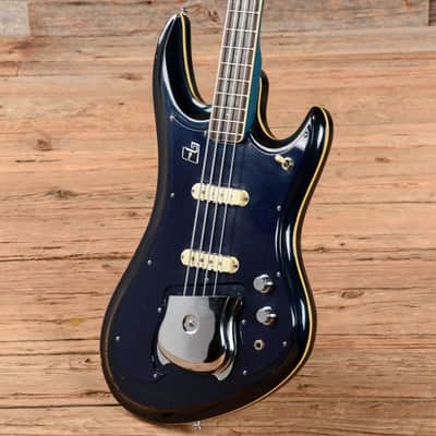 Guyatone EB-9 Sharp 5 Blue Sparkle 1970s image 2