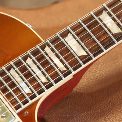 2008 Gibson Custom Shop Les Paul R8 1958 Historic Reissue Electric Guitar Iced Tea Burst + HSC COA image 8