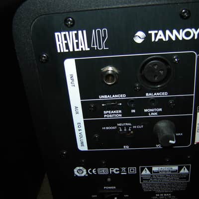 Tannoy Reveal 402 Powered Monitor (Pair) 2010s - Black image 3