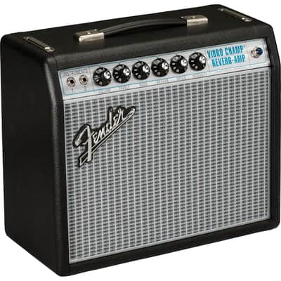 Fender '68 Custom Vibro Champ Reverb Guitar Amplifier image 2