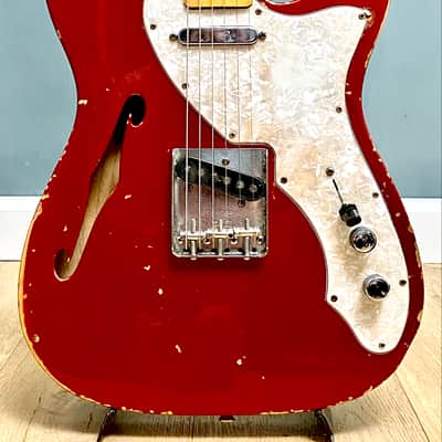 Fender Telecaster Thinline 1971 - Candy Apple red image 2