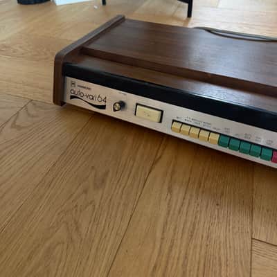 Hammond Auto-Vari 64 RARE Analog Drum Machine 1974 - 1979 - Silver / Wood image 2