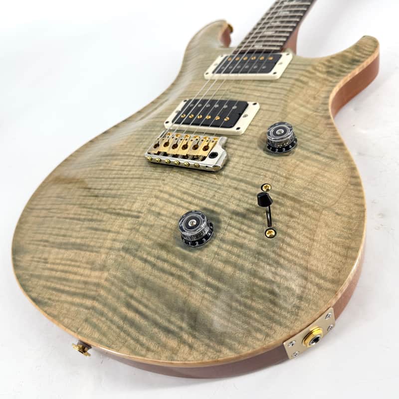 2017 PRS Custom 24 10-Top - Trampas Green | Reverb