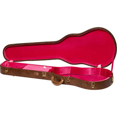 Gibson Lifton Historic 5-Latch Brown and Pink Les Paul Hardshell Case Aged image 3