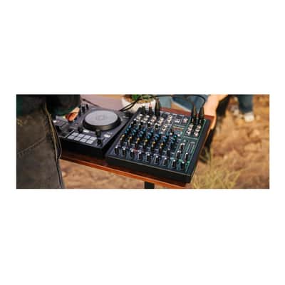 Mackie ProFX10 GO Battery-Powered 10-Channel Analog Audio Mixer With Bluetooth, USB-C Recording Modes, GigFX+ Effects, Onyx Preamps, EQ, Compression, Up to 8 Hours Battery Life image 2