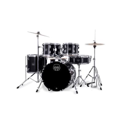 Mapex Comet 5-Piece Drum Set 18" Bass Drum, Dark Black image 3