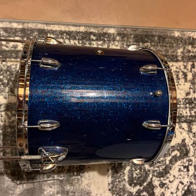 Slingerland 16” Floor Tom Mid-late ‘60’s - Blue Sparkle image 3