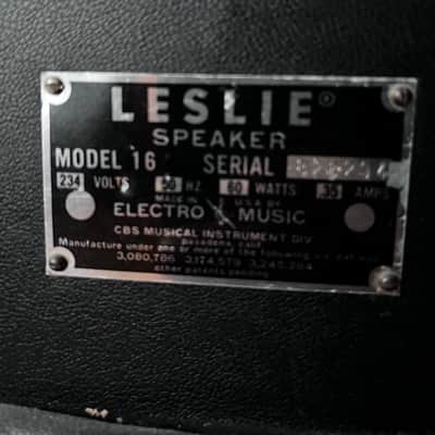 Leslie Speaker Model 16 – CBS Musical Instruments 1968 !! image 4