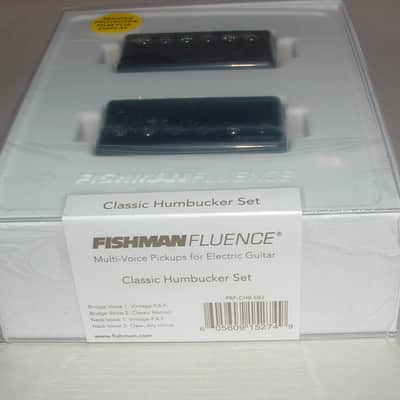 Fishman Fluence PRF-CHB-SB2 6 String Classic Humbucker Pickup Set (Black Nickel) New image 1