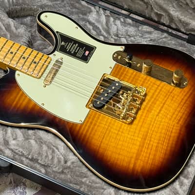 Fender American Professional II Custom 75th Anniversary Telecaster 2 Color Sunburst New Unplayed Auth Dlr 8lb6oz #893 image 4