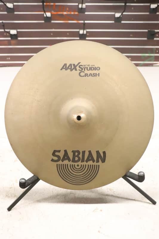 Sabian 16" AAX Studio Crash Cymbal image 1