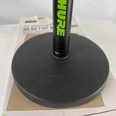 Shure by Gator SH-DESKTOP1 Round Base Desktop Microphone Stand, Black image 2