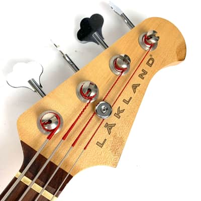 Lakland Joe Osborne Custom Darkstar 2005 Black USA custom order W/ Dark Star Pu's and Lull case9 Lb image 4