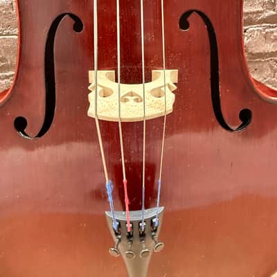 Artisan Strings Model 100 3/4 Cello 2007 - Serial #7689 w/ Original Gig Bag - Wood Crack, Plays image 4