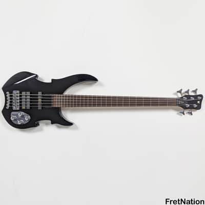 Warwick RockBass Vampyre 5-String Bass Solid Black MEC Active 2-Band 9.72 Pounds RB D 561288-21 image 2