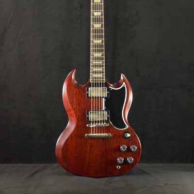 Gibson Custom 1961 Les Paul SG Standard Reissue Stop Bar VOS Cherry Red image 2