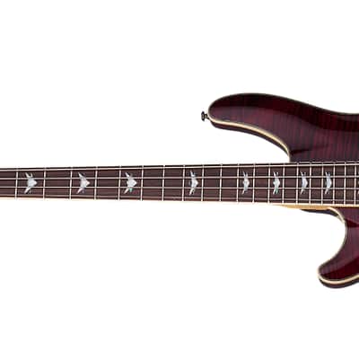 Schecter Omen Extreme-4 Left Hand Electric Guitar - Black Cherry (2046) image 2