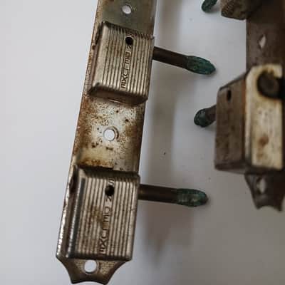 Kluson Single line Deluxe 3 on a plate tuning machine set 50s? - Nickel image 2