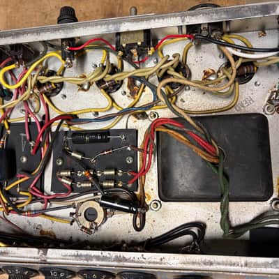1974 Fender Twin Reverb Silverface 100-Watt 2x12 Combo – Serviced, Original Transformers, Footswitch image 8