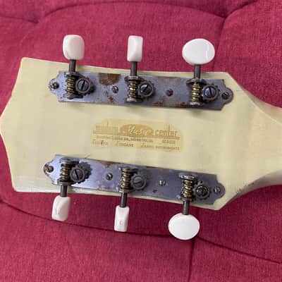Harmony H1214 Archtone Acoustic Archtop Guitar 1950's - Blond with Faux Flame image 20