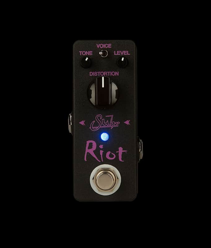 Suhr Riot Mini Distortion Pedal - Black Edition image 1