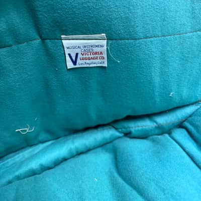 1950s-60s Fender Victoria luggage gig bag ORIGINAL image 4