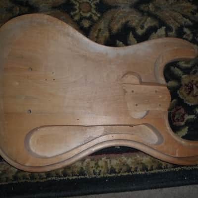 Rare Mosrite Vintage Japan Prototype Body 1960's ? by Kurokumo Mini Bass Body image 1