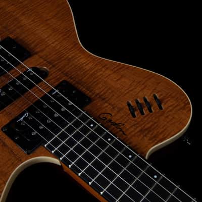 Godin (041497) xtSA Koa Extreme HG Electric Guitar - Natural (Open Box) image 6