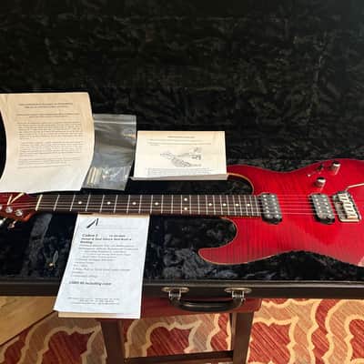Tom Anderson Cobra S – RARE Even Taper- Sweet & Sour Red Burst – H2+ image 1