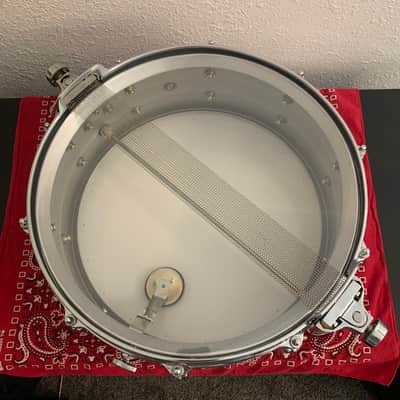 Tama No. 8005 Imperialstar King-Beat Steel 5x14" Snare Drum with Parallel Action Strainer 1977 - 1985 - Chrome Over Steel image 8