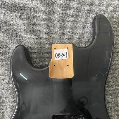 Black Left Handed Precision P Bass Style Basswood Body image 2