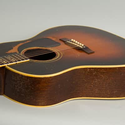 Gibson SJ Southern Jumbo Flat Top Acoustic Guitar (1954), ser. #X51*9-89, original brown hard shell case. image 14