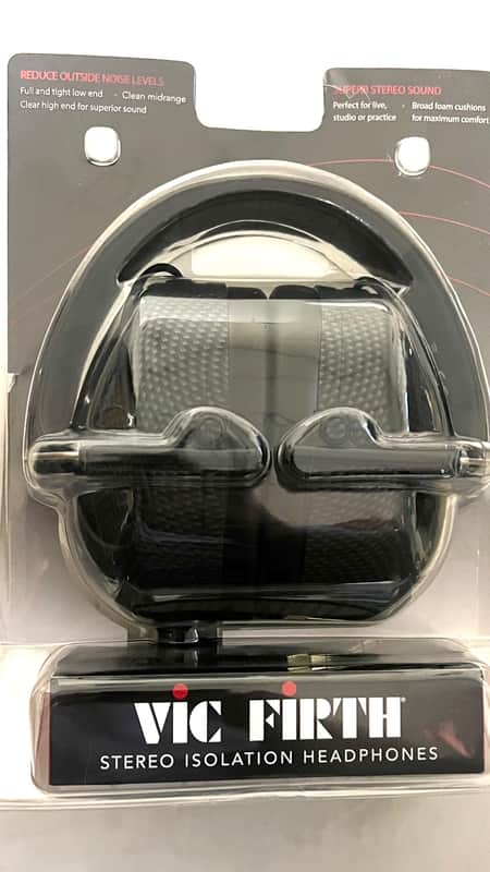 Vic Firth SIH2 Stereo Isolation Headphones V2 2010s - Black image 1