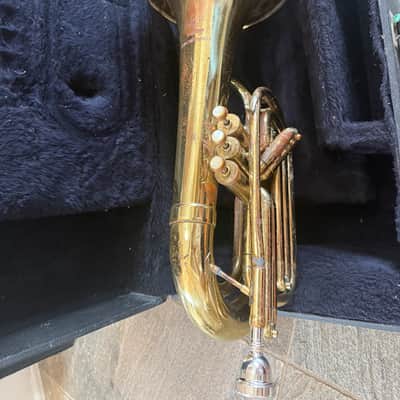 Bach Mercedes Marching Baritone Horn with case and mouthpiece, Made in USA image 5
