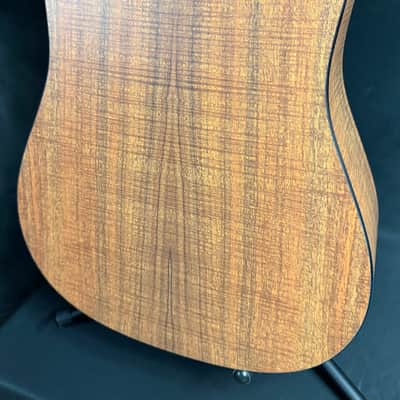Martin D-X1E Koa Dreadnought Acoustic-Electric Guitar w/ Gig Bag (113) image 12