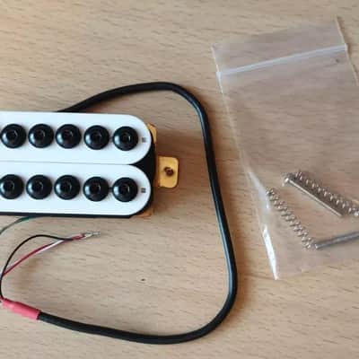 Humbucker Electric Guitar Pickup - White image 1