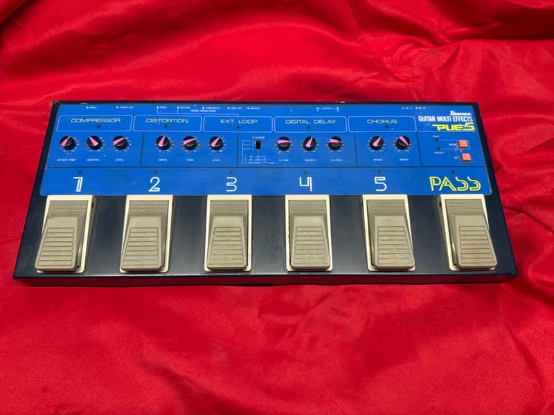 Ibanez PUE5 Guitar Multi-Effect 1980s - Blue