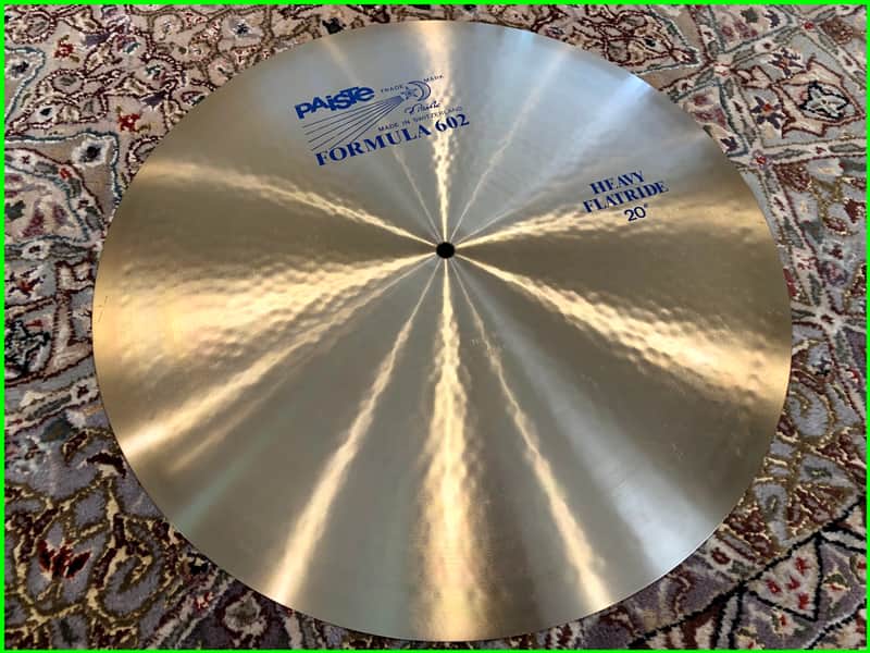 Paiste Vault Release 0115: Formula 602 Blue Label 20" Heavy FlatRide Flat Ride COLLECTOR GRADE HOLY GRAIL GEM! image 1