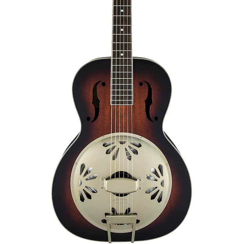 Gretsch Guitars G9241 Alligator Biscuit Round-Neck Resonator Guitar Regular 2-Color Sunburst image 1