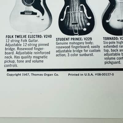 Vox “It’s What’s Happening” Foldout Poster Catalog 1967 image 3