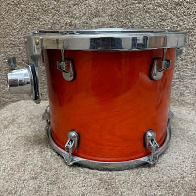 Basix Tom w/ Suspension Mount 12x10 Orange Stain image 2