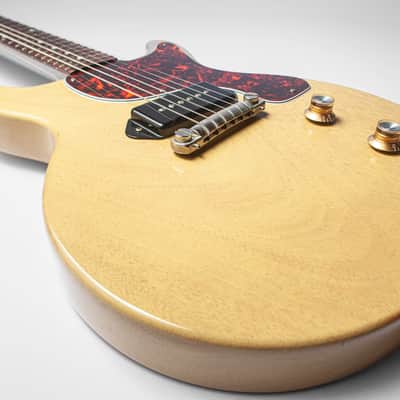 Gibson Custom Shop Les Paul Junior Double Cut (DC) 2007 - T.V. Yellow / Split-Pea Soup image 11