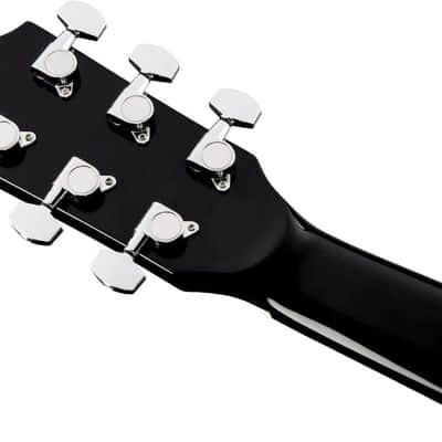 Fender CD-60SCE Dreadnought Cutaway Acoustic Electric Guitar, with 2-Year Warranty, Fishman Pickup and Preamp System, Black image 5
