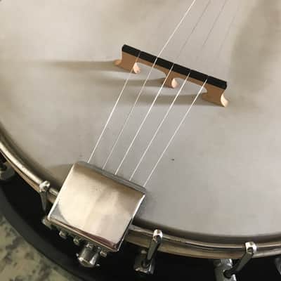 1970s or 1980s Vintage Bently 5 String Resonator Banjo w/Case - Set Up - Very Nice image 3