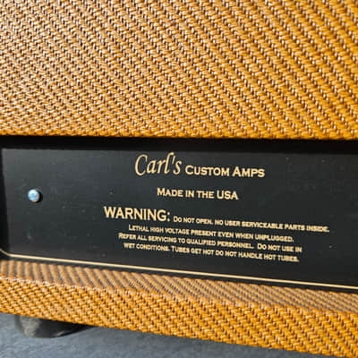 Carl's Custom Amps Signature Octal 30 Hand Wired USA Guitar Amp Head Boutique image 8