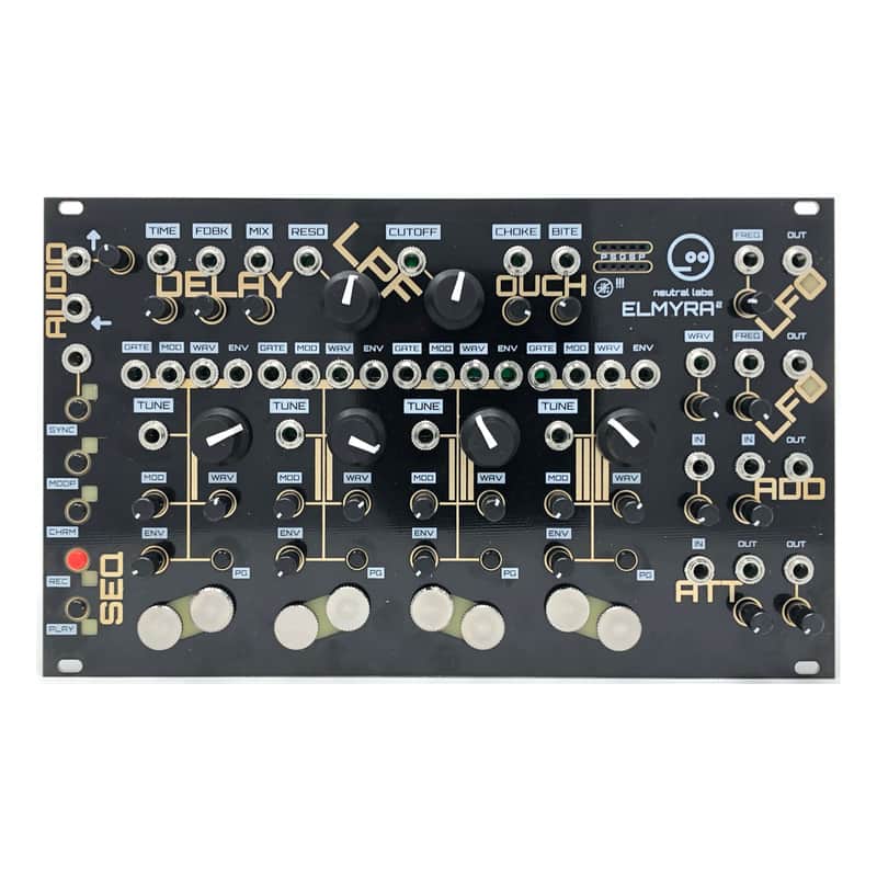 Neutral Labs Elmyra 2 EURORACK Synthesiser (Black) image 1